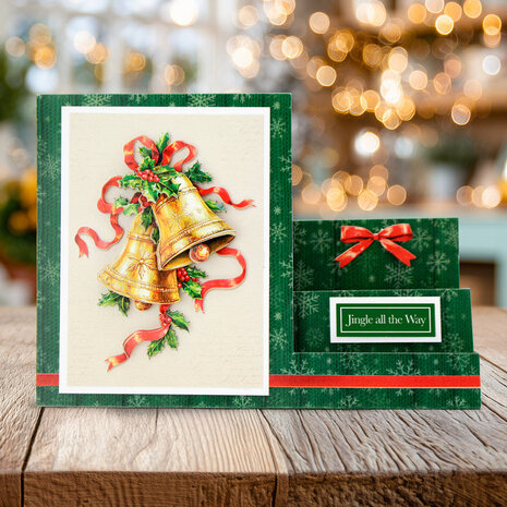 Katy Sue Designs Jingle Bells 3D Die-Cut Decoupage (3pcs) (11-DCD730)