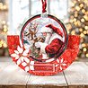 Katy Sue Designs Reindeer Kisses Bauble 3D Die-Cut Decoupage (3pcs) (11-DCD732) Katy Sue Designs Reindeer Kisses Bauble 3D Die-Cut Decoupage (3pcs) (11-DCD732)