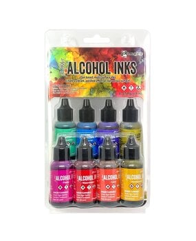 Ranger Tim Holtz Alcohol Ink - Kit Spectrum Retro (8x0.5 fl oz) (TAK83009)
