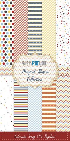 Papers For You Magical Illusion 6x12 Inch Scrap Paper Pack (10pcs) (PFY-15031) Papers For You Magical Illusion 6x12 Inch Scrap Paper Pack (10pcs) (PFY-15031)