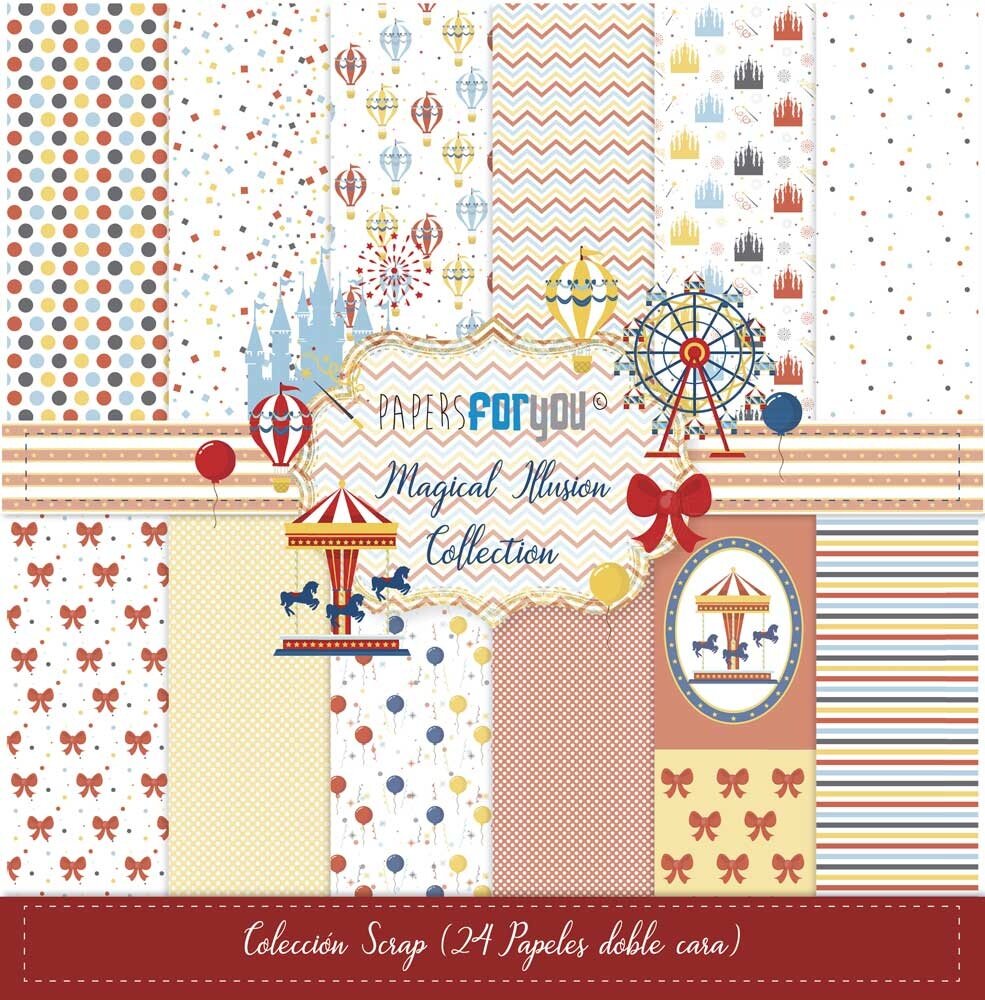 Papers For You Magical Illusion 6x6 Inch Scrap Paper Pack (24pcs) (PFY-15029)