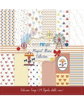 Papers For You Magical Illusion 8x8 Inch Scrap Paper Pack (24pcs) (PFY-15028)