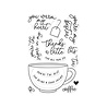 Hero Arts What's Brewing? Coffee or Tea Clear Stamps (CM806) Hero Arts What's Brewing? Coffee or Tea Clear Stamps (CM806)