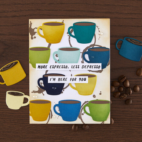 Hero Arts What's Brewing? Bring Coffee Clear Stamps (CM805) Hero Arts What's Brewing? Bring Coffee Clear Stamps (CM805)