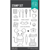 Hero Arts Retro Kitchen What's Cookin'? Clear Stamps (CM802)