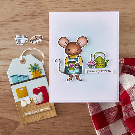 Hero Arts Retro Kitchen What's Cookin'? Clear Stamps (CM802) Hero Arts Retro Kitchen What's Cookin'? Clear Stamps (CM802)