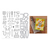 Hero Arts Retro Kitchen Stamp & Cut What's Cookin'? (DC313) Hero Arts Retro Kitchen Stamp & Cut What's Cookin'? (DC313)