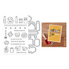 Hero Arts Retro Kitchen Stamp & Cut On the Shelf (DC314) Hero Arts Retro Kitchen Stamp & Cut On the Shelf (DC314)