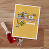 Hero Arts Retro Kitchen Stamp & Cut On the Shelf (DC314) Hero Arts Retro Kitchen Stamp & Cut On the Shelf (DC314)