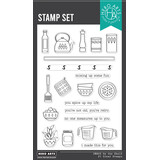 Hero Arts Retro Kitchen On the Shelf Clear Stamps (CM803)