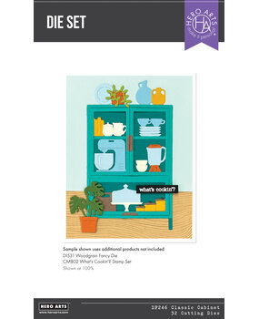 Hero Arts Retro Kitchen Die Set Classic Cabinet (DF246) Hero Arts Retro Kitchen Die Set Classic Cabinet (DF246)