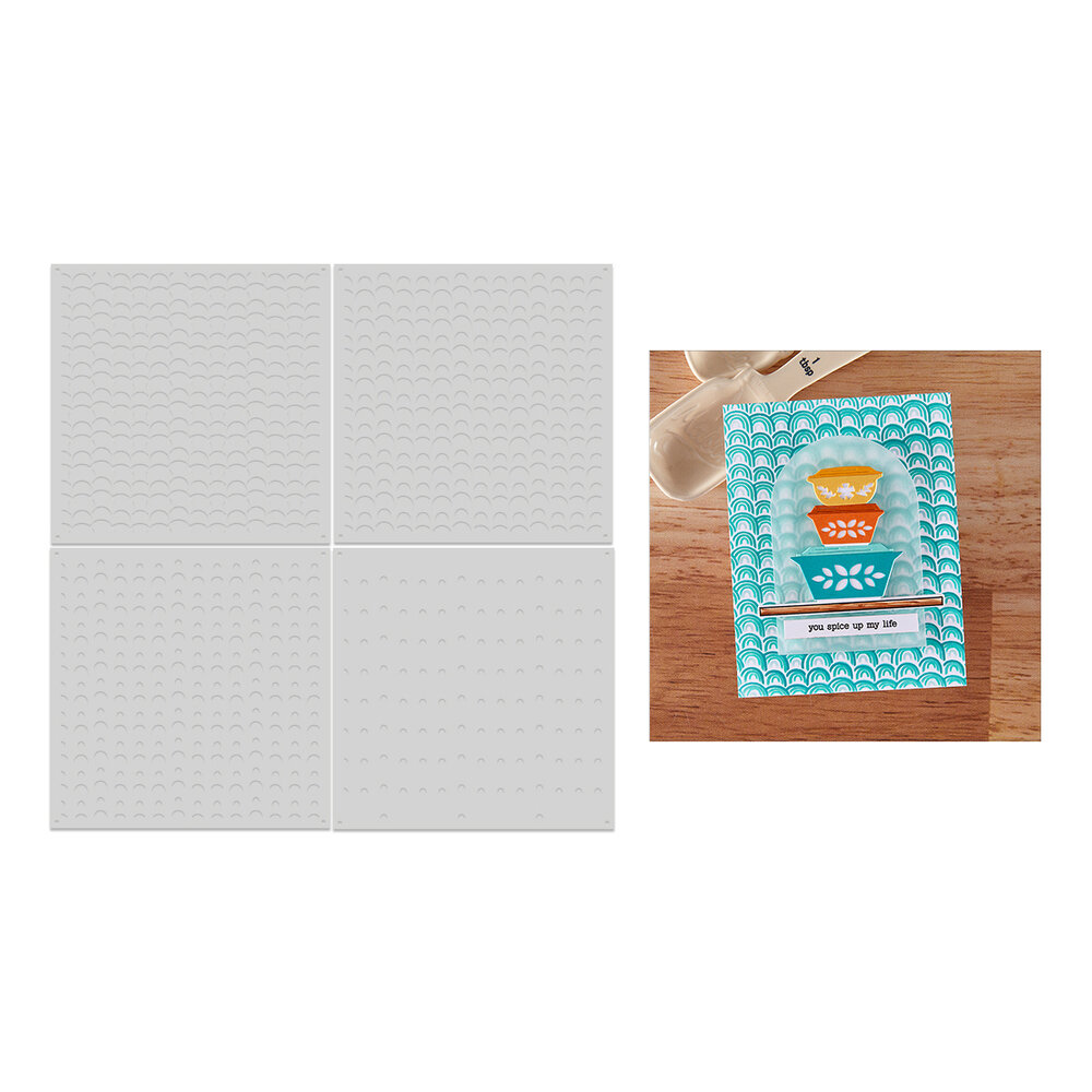 Hero Arts Retro Kitchen Color Layering Stencils Retro Rainbow (SA303) Hero Arts Retro Kitchen Color Layering Stencils Retro Rainbow (SA303)