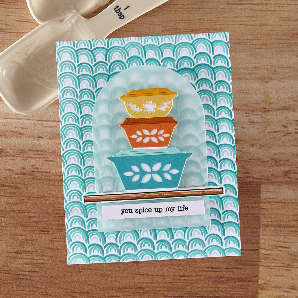 Hero Arts Retro Kitchen Color Layering Stencils Retro Rainbow (SA303) Hero Arts Retro Kitchen Color Layering Stencils Retro Rainbow (SA303)