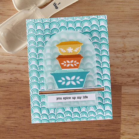 Hero Arts Retro Kitchen Color Layering Stencils Retro Rainbow (SA303) Hero Arts Retro Kitchen Color Layering Stencils Retro Rainbow (SA303)