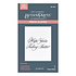 Copperplate Happy Everything Better BetterPress Plate Hope You're Feeling (BP-276) Copperplate Happy Everything Better BetterPress Plate Hope You're Feeling (BP-276)