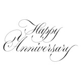 Spellbinders Copperplate Happy Everything BetterPress Plate Happy Anniversary (BP-278) Spellbinders Copperplate Happy Everything BetterPress Plate Happy Anniversary (BP-278)