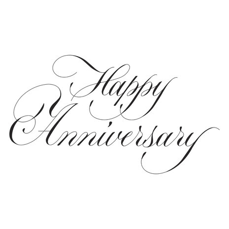 Spellbinders Copperplate Happy Everything BetterPress Plate Happy Anniversary (BP-278) Spellbinders Copperplate Happy Everything BetterPress Plate Happy Anniversary (BP-278)