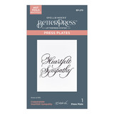 Spellbinders Copperplate Happy Everything BetterPress Plate Heartfelt Sympathy (BP-279) Spellbinders Copperplate Happy Everything BetterPress Plate Heartfelt Sympathy (BP-279)