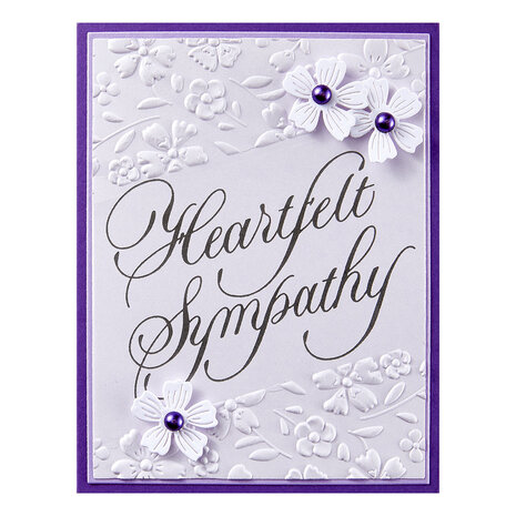 Spellbinders Copperplate Happy Everything BetterPress Plate Heartfelt Sympathy (BP-279) Spellbinders Copperplate Happy Everything BetterPress Plate Heartfelt Sympathy (BP-279)