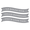 Spellbinders La Dolce Vita Etched Dies Banners (S1-173) Spellbinders La Dolce Vita Etched Dies Banners (S1-173)