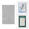 Spellbinders Modern Botanicals 3D Embossing Folder Lined Corners (E3D-124) Spellbinders Modern Botanicals 3D Embossing Folder Lined Corners (E3D-124)