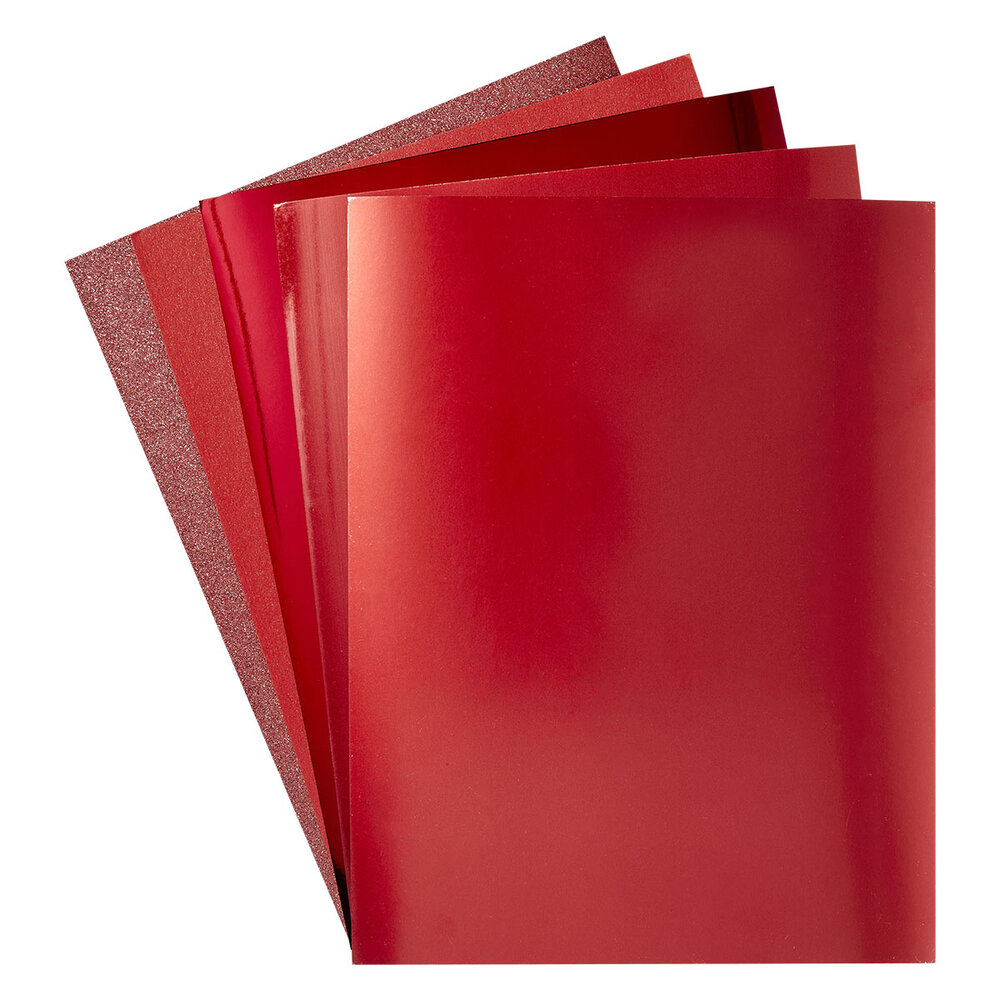 Spellbinders Treasured Cardstock 8,5x11 Inch Ruby Assorted (15pcs) (SCSP-018)