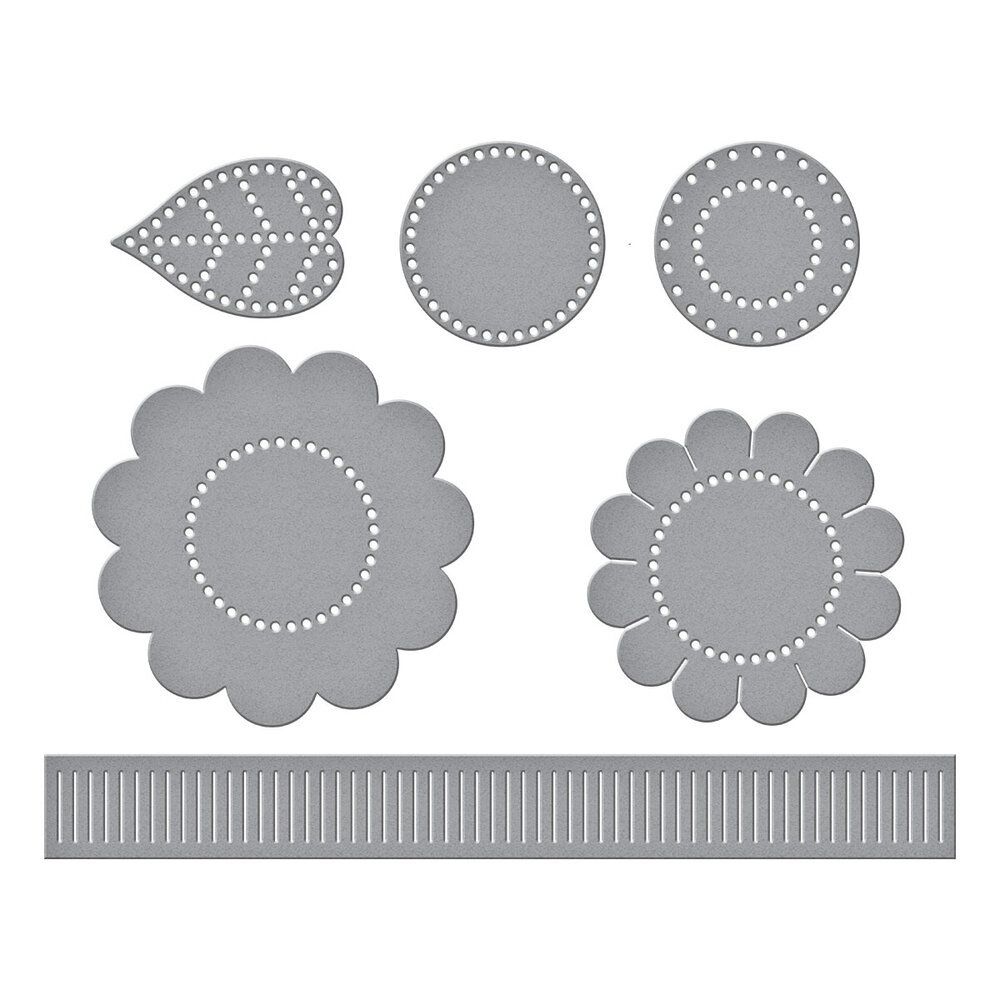 Spellbinders Summer Felt Stitch & Create Etched Dies Sunflower Bloom (S6-257) Spellbinders Summer Felt Stitch & Create Etched Dies Sunflower Bloom (S6-257)