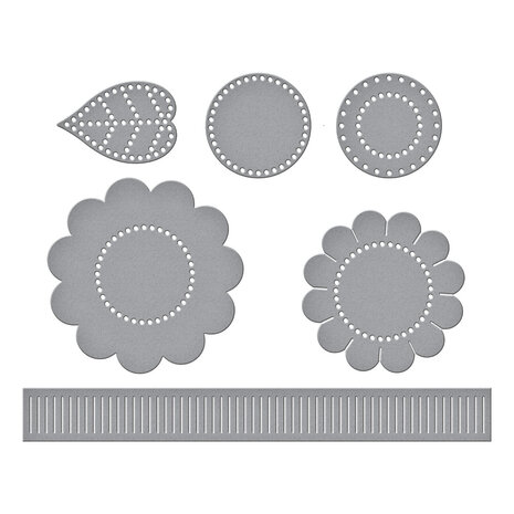 Spellbinders Summer Felt Stitch & Create Etched Dies Sunflower Bloom (S6-257) Spellbinders Summer Felt Stitch & Create Etched Dies Sunflower Bloom (S6-257)