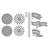 Spellbinders Say Cheese Classic Mouse Etched Dies Flags & Banners (S4-1471) Spellbinders Say Cheese Classic Mouse Etched Dies Flags & Banners (S4-1471)