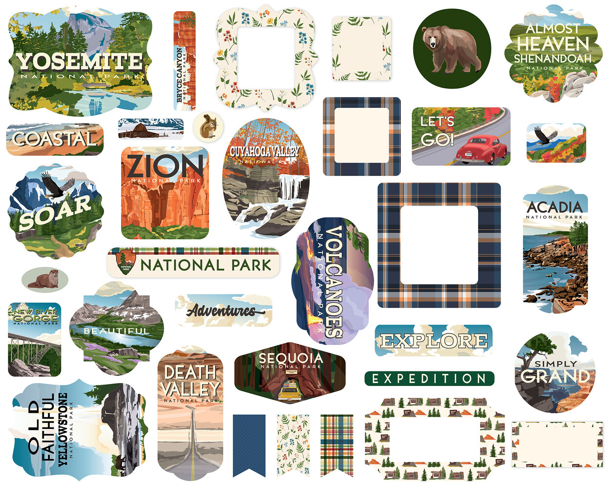 Carta Bella National Parks Ephemera (CBN443024)