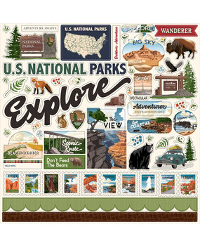Carta Bella National Parks Element Sticker (CBN443014)