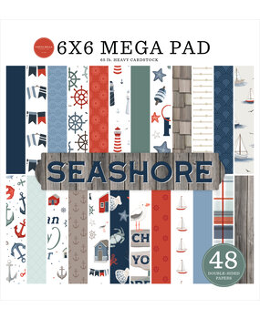 Carta Bella Seashore 6x6 Inch Cardmakers Mega Pad (CBSH444031)