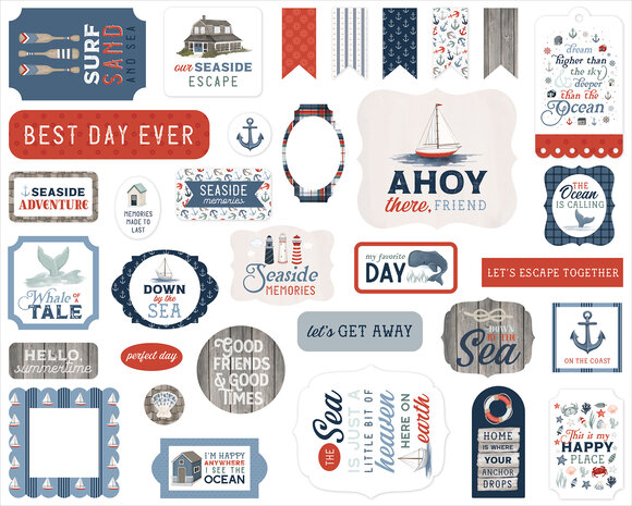 Carta Bella Seashore Ephemera (CBSH444024) Carta Bella Seashore Ephemera (CBSH444024)