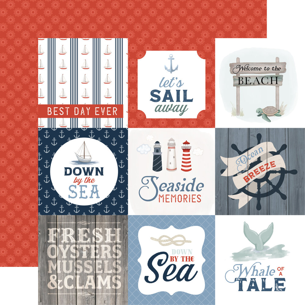 Carta Bella Seashore 12x12 Inch Collection Kit (CBSH444016)