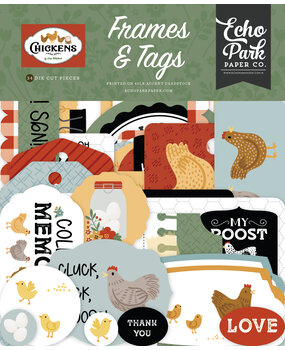 Echo Park Chickens Frames & Tags (CK448025)