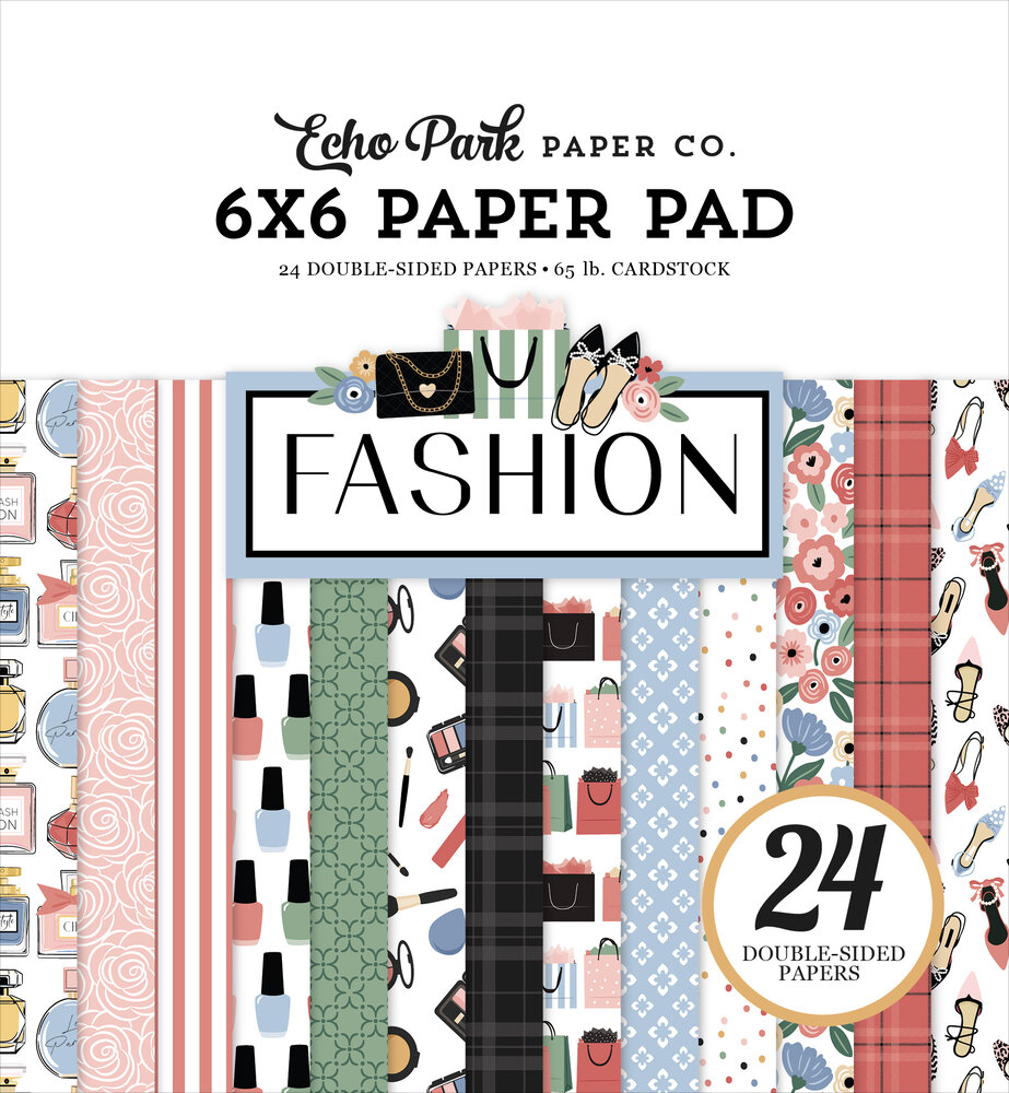 Echo Park Fashion 6x6 Inch Paper Pad (FSH445023) Echo Park Fashion 6x6 Inch Paper Pad (FSH445023)