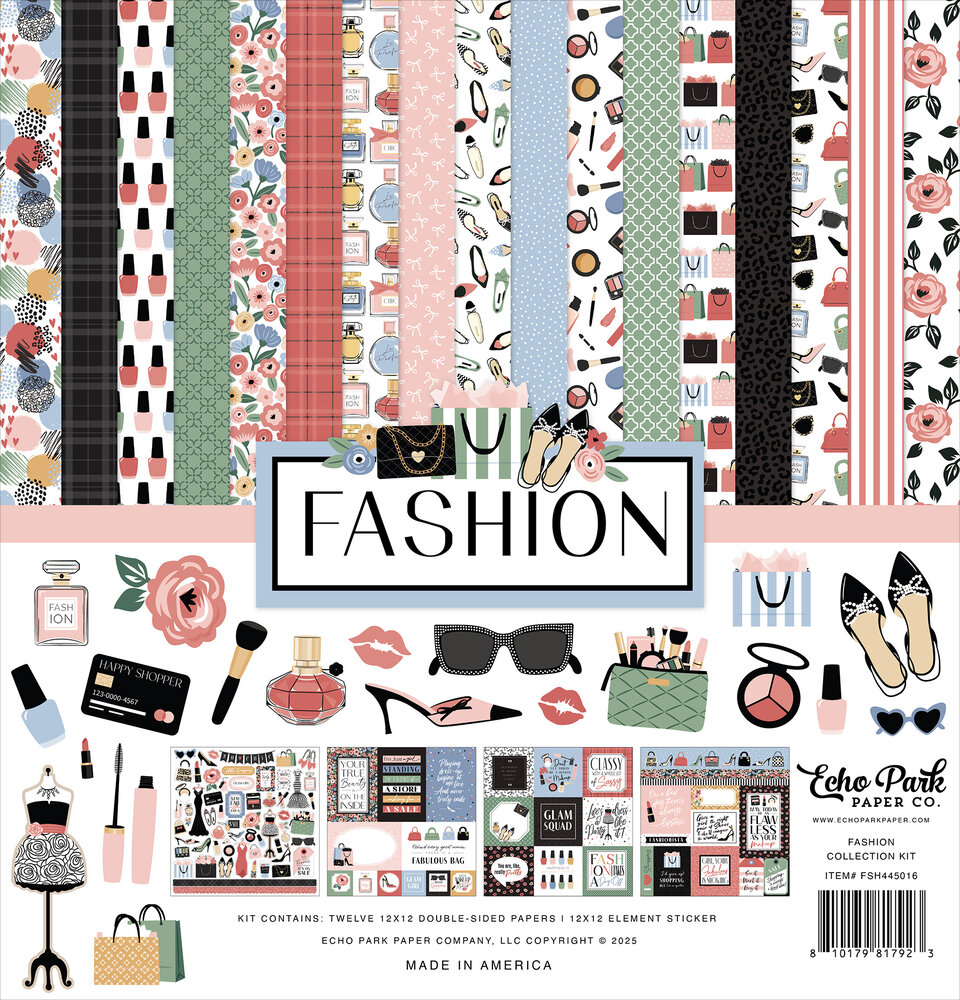 Echo Park Fashion 12x12 Inch Collection Kit (FSH445016) Echo Park Fashion 12x12 Inch Collection Kit (FSH445016)