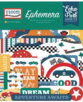 Echo Park Vroom! Ephemera (VR447024) Echo Park Vroom! Ephemera (VR447024)