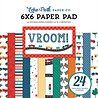 Echo Park Vroom! 6x6 Inch Paper Pad (VR447023) Echo Park Vroom! 6x6 Inch Paper Pad (VR447023)