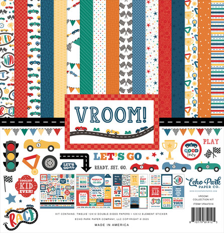 Echo Park Vroom! 12x12 Inch Collection Kit (VR447016) Echo Park Vroom! 12x12 Inch Collection Kit (VR447016)