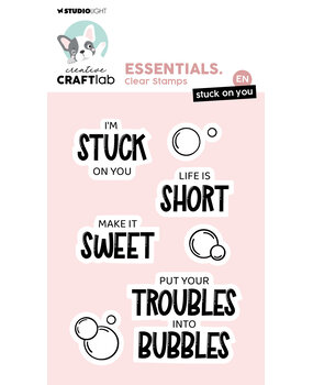 Creative Craftlab Stuck On You EN Essentials Clear Stamp (CCL-ES-STAMP865)