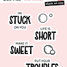 Creative Craftlab Stuck On You EN Essentials Clear Stamp (CCL-ES-STAMP865) Creative Craftlab Stuck On You EN Essentials Clear Stamp (CCL-ES-STAMP865)