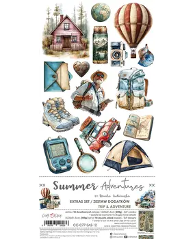 Craft O'Clock Summer Adventures Extras Set Trip & Adventure (CC-C77-SAS-12)