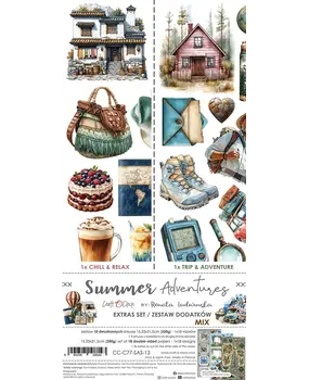 Craft O'Clock Summer Adventures Extras Set Mix (CC-C77-SAS-13)