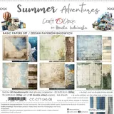 Craft O'Clock Summer Adventures 8x8 Inch Basic Papers Set (CC-C77-SAS-08)