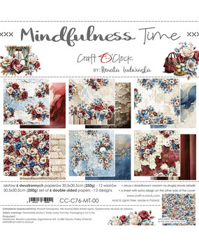 Craft O'Clock Mindfulness Time 12x12 Inch Paper Set (CC-C76-MT-00)
