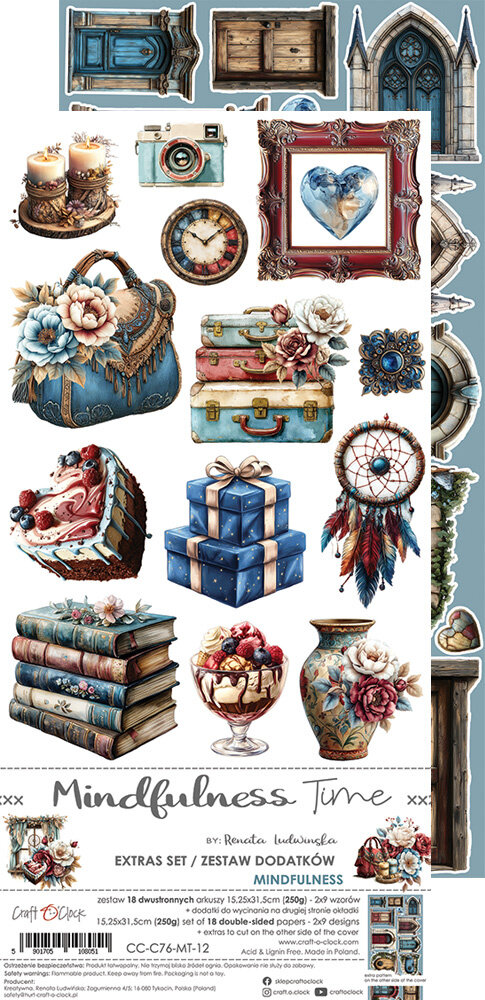 Craft O'Clock Mindfulness Time Extras Set Mindfulness (CC-C76-MT-12) Craft O'Clock Mindfulness Time Extras Set Mindfulness (CC-C76-MT-12)