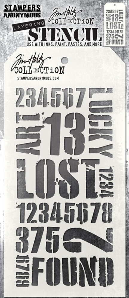 Stampers Anonymous Industrial Tim Holtz Layering Stencil (THS051) Stampers Anonymous Industrial Tim Holtz Layering Stencil (THS051)