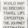 Stampers Anonymous Traveler Tim Holtz Layering Stencil (THS043) Stampers Anonymous Traveler Tim Holtz Layering Stencil (THS043)
