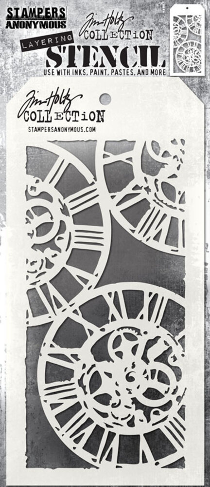 Stampers Anonymous Clockwork Tim Holtz Layering Stencil (THS013) Stampers Anonymous Clockwork Tim Holtz Layering Stencil (THS013)